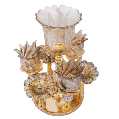 Set Haft-sin en cristal élégant pour Nowruz, le Nouvel An persan W201