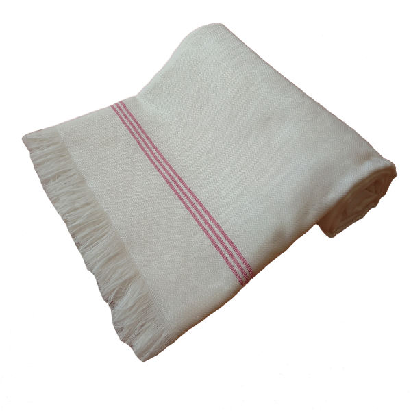 Persian Cotton Beach & Pool Towel - Handwoven, Light & Thin (2-Pack)