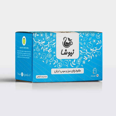Newsha Sour Apple Flavored Green Tea 70 gr (10x)