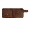Portefeuille bifold en cuir persan pour hommes avec design Anil