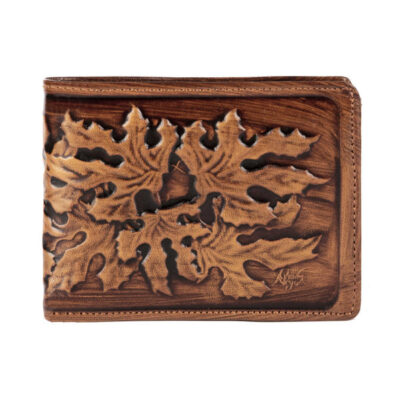 Portefeuille bifold en cuir persan pour hommes avec design Afra