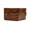 Portefeuille bifold en cuir persan pour hommes avec poème