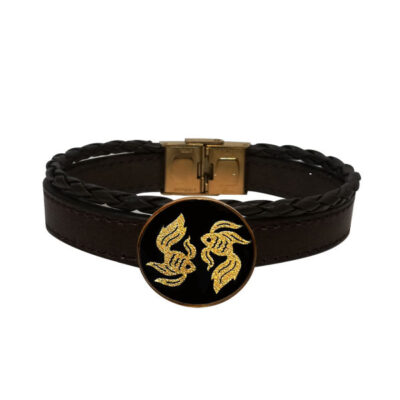 Bracelet en cuir persan pour hommes et femmes – Esfand