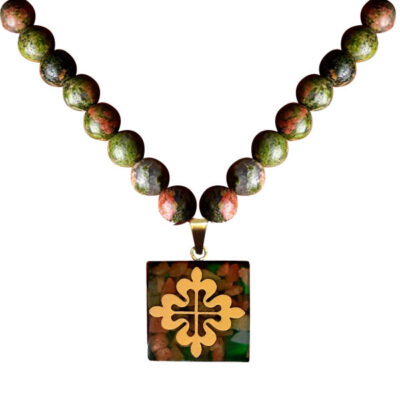 Collier plaqué or persan pour femmes Mahan
