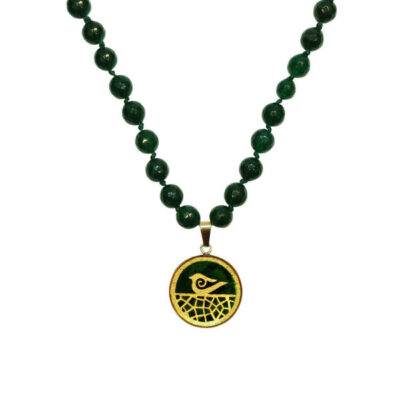 Collier plaqué or persan pour femmes Oiseau