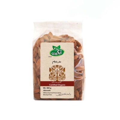 Amandes 100 % organiques et non décortiquées – Paquet de 500 g