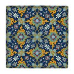 Carreau en céramique persane décoratif encadré – wk200