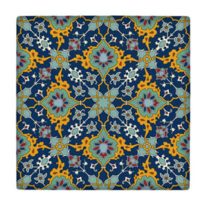 Carreau en céramique persane décoratif encadré – wk200