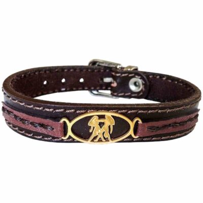 Bracelet en cuir persan pour hommes et femmes – Symbole Khordad