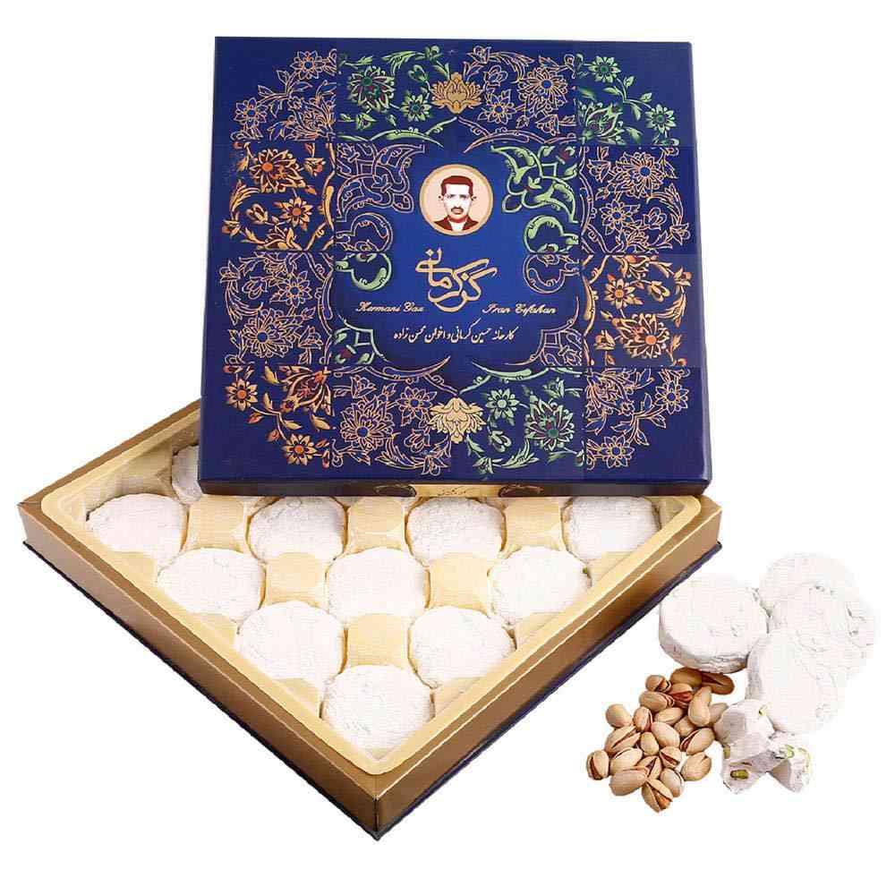 Gaz Kermani Ardi : Pistache – Nougat traditionnel iranien à l’eau de rose