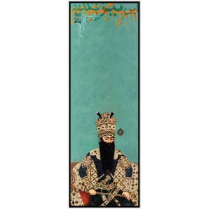 Foulard en soie persane pour femme – Luxe et vibrant Qajar Shah