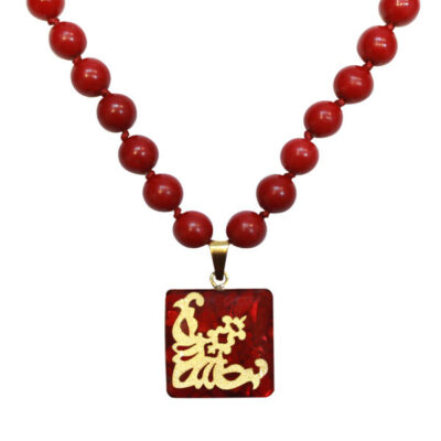Collier plaqué or persan pour femmes Gloriya