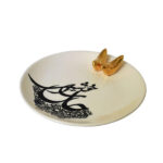 Assiette en céramique persane – Modèle Poème