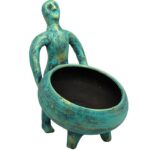 Bougeoir en poterie persane fait main avec élégance artisanale Dummy