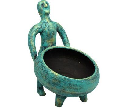 Bougeoir en poterie persane fait main avec élégance artisanale Dummy