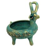 Accent Décoratif Persan – Bol à Bonbons en Poterie Modèle Chèvre