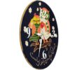 Horloge murale en céramique persane artisanale - Peinte à la main Jahan Man