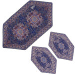 Ensemble de 3 Nappes Termeh Luxueuses avec Motif Floral Gohar