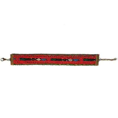 Bracelet brodé Balochi Suzani Modèle Zina