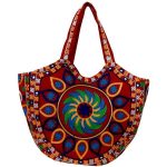 Sac fourre-tout ethnique avec modèle brodé Baluchi A59