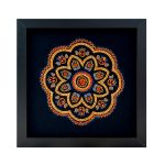 Persian Embroidered Tapestry Wall Hanging – Floral Toranj Textile Art