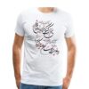 T-shirt Blanc en Coton Persan Modèle 33 — Calligraphie Persane Raffinée, Style Héritage Culturel