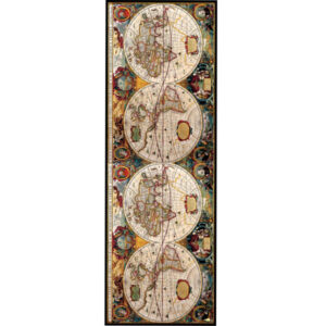 Châle imprimé perse pour femme – Modèle artistique Terre