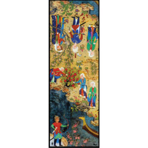 Châle imprimé perse pour femme – Shahnameh artistique