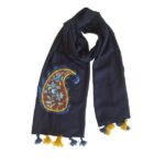 Châle Persan Traditionnel à Motif Cachemire