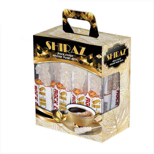 Nabat – Sucre dur persan sur bâtonnet – 2 paquets de 280 g chacun