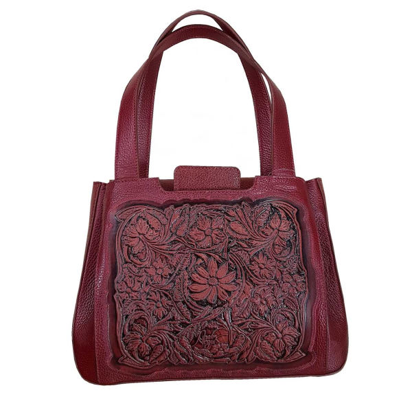 Sac fourre-tout en cuir fait à la main luxueux - Ayshan
