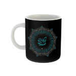 Persian Ceramic Coffee Mug – Molavi Calligraphy Poem