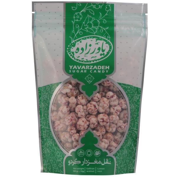Noghl persan – Bonbon aux noix enrobé de sucre & rose de Damas (3x)