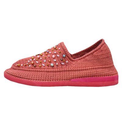 Giveh Shoes – Chaussures Persanes Artisanales Respirantes Modèle Rose