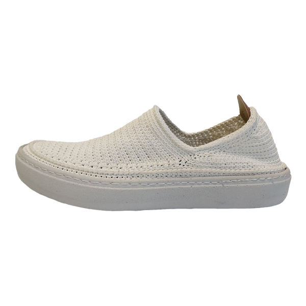 Giveh Shoes - Chaussures Persanes Artisanales Respirantes Modèle Klash Blanc