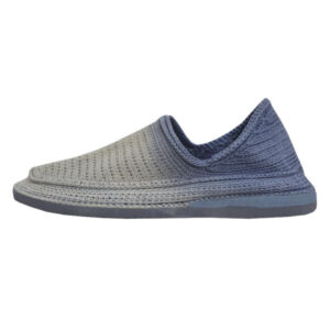 Giveh Shoes – Chaussures Persanes Artisanales Respirantes Modèle Blanc & Bleu