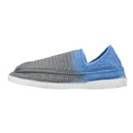 Giveh Shoes – Chaussures Persanes Artisanales Respirantes Modèle Bleu & Gris