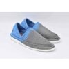 Giveh Shoes - Chaussures Persanes Artisanales Respirantes Modèle Bleu & Gris