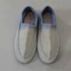 Giveh Shoes - Chaussures Persanes Artisanales Respirantes Modèle Blanc & Bleu