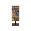 Lampe de table en bois persane minimaliste & amp; de chevet Shahnameh
