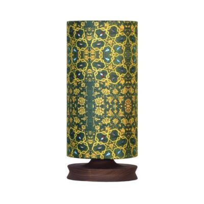 Lampe de table en bois persane minimaliste & amp; de chevet cylindre T701