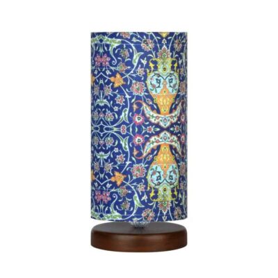 Lampe de table en bois persane minimaliste & amp; de chevet fait main