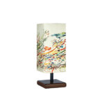 Lampe de table en bois persane minimaliste & amp; de chevet Calligraphie