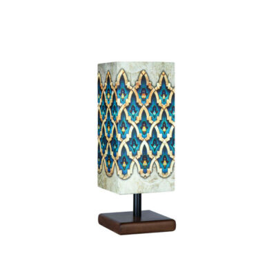 Lampe de table en bois persane minimaliste & amp; de chevet MT7