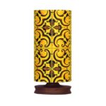 Lampe de table en bois persane minimaliste & amp; de chevet cylindre Carrelage