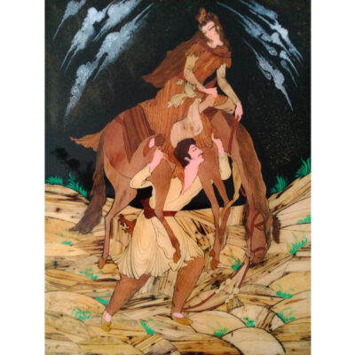 Art en Marqueterie de Bois – L’Amour Artistique Perse