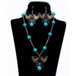 Set de bijoux persans Morghe Amin modèle Papillon