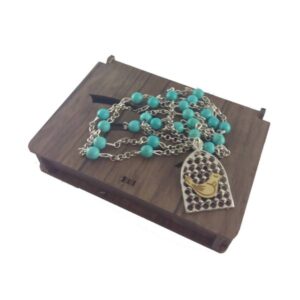Collier en acier persan Minimaliste Morghe Amin Saf