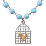 Collier en acier persan Minimaliste Morghe Amin