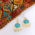 Boucles d’oreilles en laiton persan Modèle Poème
